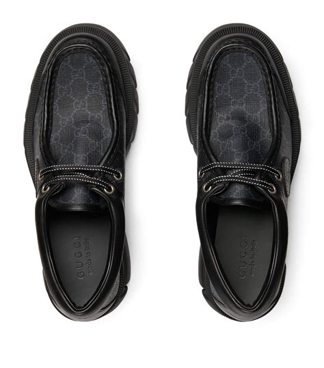 gucci pantoffeln|Gucci lace up loafers.